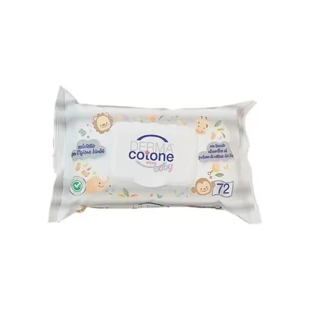 Dermacotone Baby - 72 babydoekjes met bloemennectar