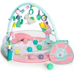 Bright Starts Palestrina 4-in-1-Multifunktionsspielzeug mit Musik, 5 Spielzeugen, einem Stützkissen und Bällen