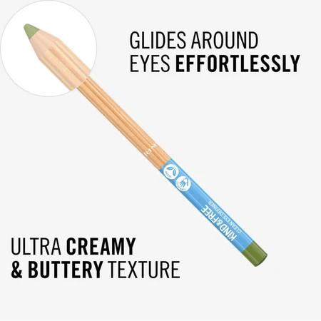Rimmel Kind &amp; Free Clean Eye Definer – creion de ochi nr. 04 Soft Orchard