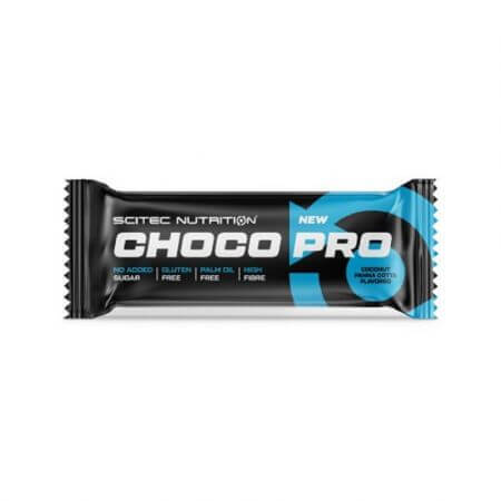 Choco Pro Coconut Panna Cotta Barrita Proteica, 50 g, Scitec Nutrition