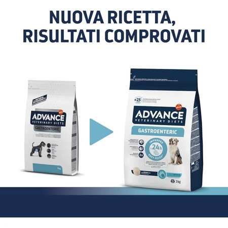 Advance Veterinary Diets Gastroenteric - Volledig voer voor puppy’s en volwassen honden met maag- en darmklachten, 3 kg