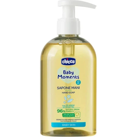 Chicco Baby Moments - Savon liquide pour les mains, 250 ml