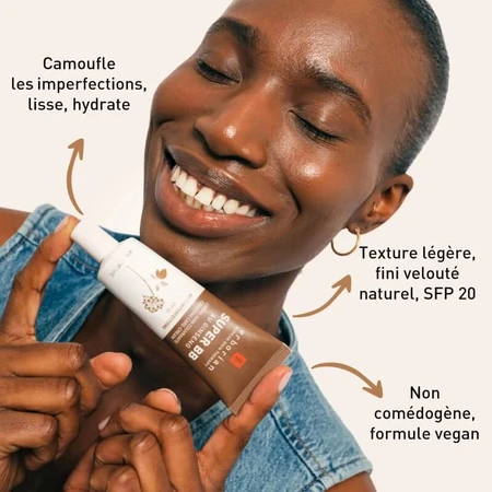 Erborian Super BB au ginseng - Crème visage anti-imperfections coréenne 40 ml - Clair
