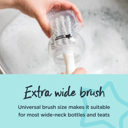 Tommee Tippee Closer to Nature – perie pentru curățarea biberoanelor, culori asortate