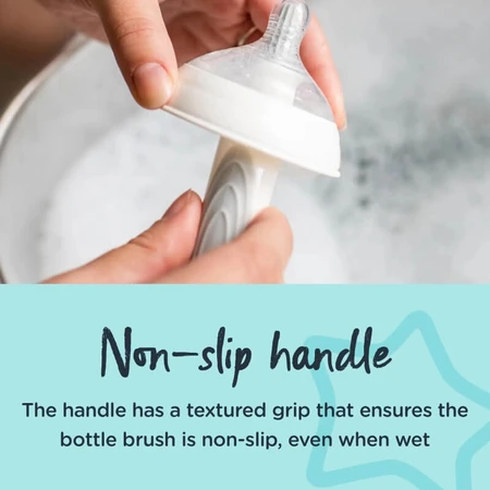 Tommee Tippee Closer to Nature – perie pentru curățarea biberoanelor, culori asortate