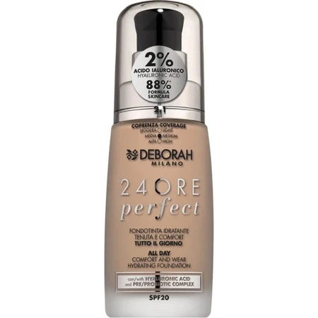 Deborah 24-Hour Perfect SPF 20 – podkład w płynie – nr 2.1 Vanilla: ceny i cechy