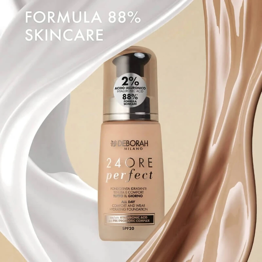 Deborah 24-Hour Perfect SPF 20 – podkład w płynie – nr 2.1 Vanilla: ceny i cechy