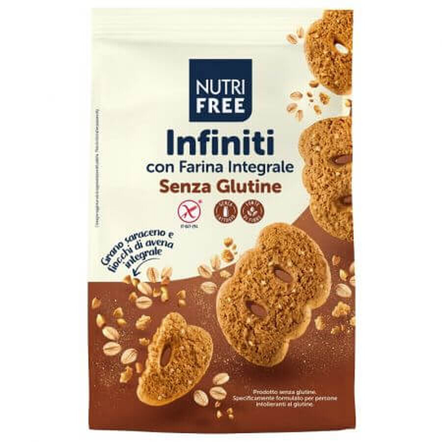 Galletas integrales Infiniti, 250 g, Nutrifree