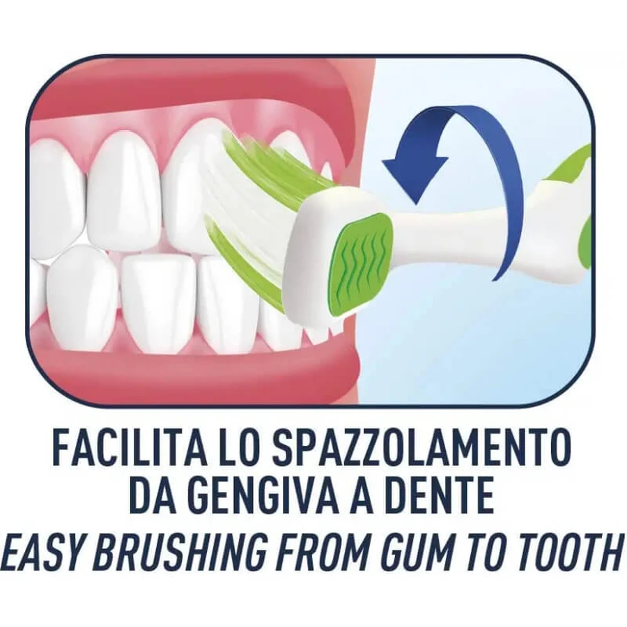 Biorepair periuță de dinți Easy Clean cu peri de duritate medie