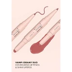 Pupa vamp! creamy duo – creion de buze pentru conturare și ruj strălucitor nr. 012 cherry red
