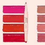 Pupa vamp! creamy duo – creion de buze pentru conturare și ruj strălucitor nr. 012 cherry red