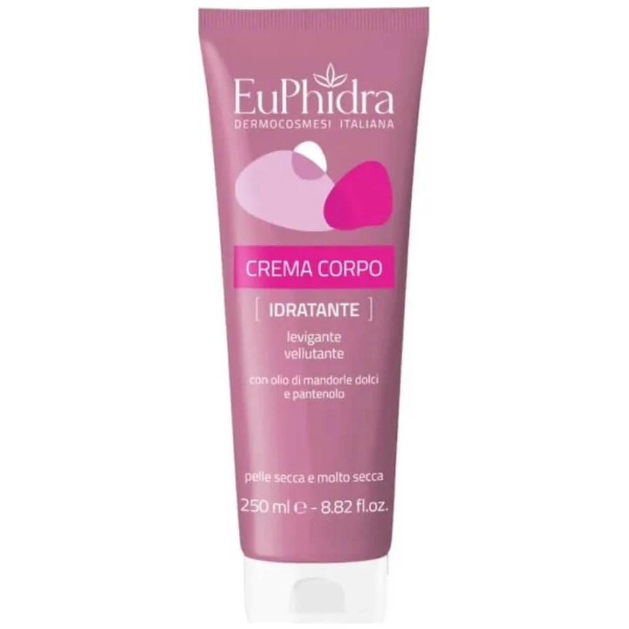 Euphidra cremă hidratantă pentru corp, pentru pielea uscată și foarte uscată, 250 ml