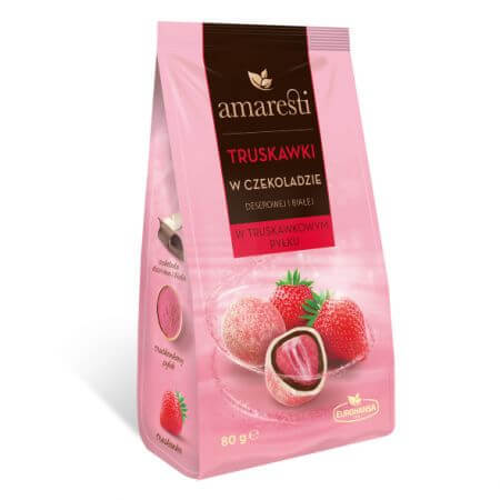 Fresas con chocolate Amaresti, 80g, Eurohansa