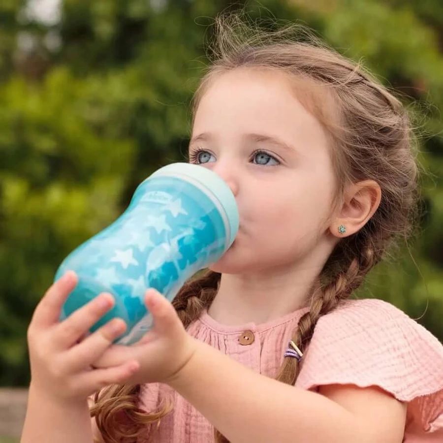 Vaso infantil Chicco Active Cup 14m+ de 266 ml en colores variados