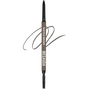 Mesauda Sketch brows – creion automat pentru sprâncene nr. 102, brunet