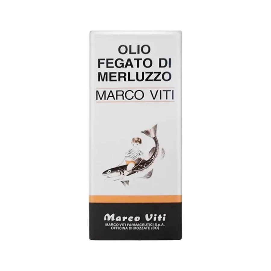 Marco Viti – olej z wątroby dorsza, 200 ml: ceny i cechy