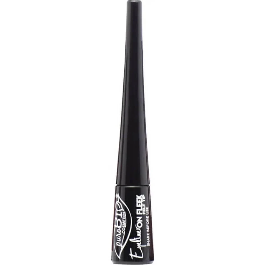Purobio on fleek - felt-tip eyeliner - No. 01 black