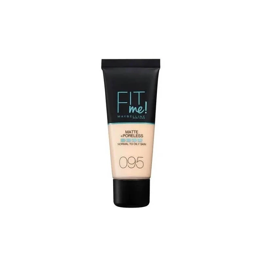 Maybelline Fit me matte e poreless - fondotinta liquido - n. 095 fair porcellain
