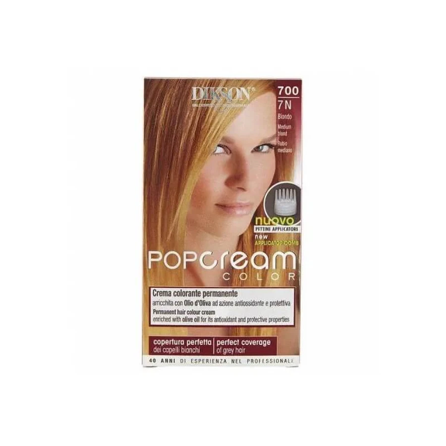 Dikson Pop cream color - crema colorante permanente n.700 biondo