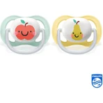 Avent Ultra Air Happy 0-6 meses - 2 chupetes de silicona - frutas