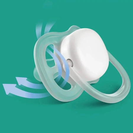 Avent Ultra Air Happy 0-6 meses - 2 chupetes de silicona - frutas