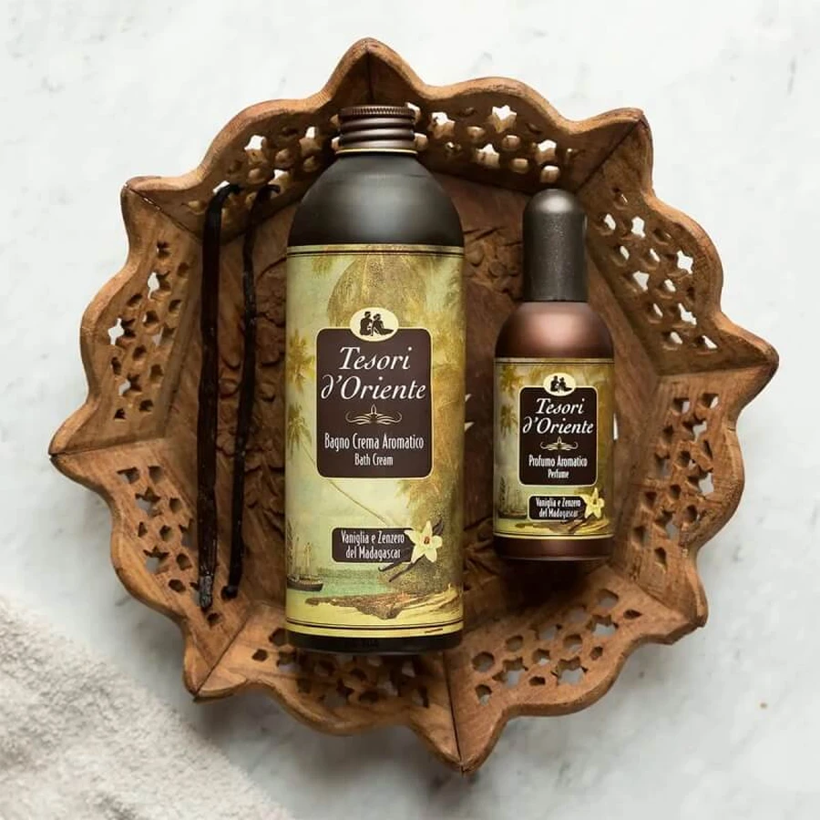 Schätze des Orients: Madagaskar-Vanille &amp; Ingwer – Aromatische Badecreme, 500 ml