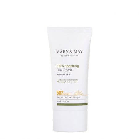 Crema solar con SPF50+, 50 ml, Mary and May