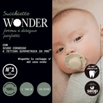 Suavinex Wonder - Blauwe siliconenfopspeen voor 6–18 maanden