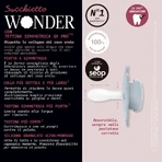 Suavinex Wonder - Blauwe siliconenfopspeen voor 6–18 maanden