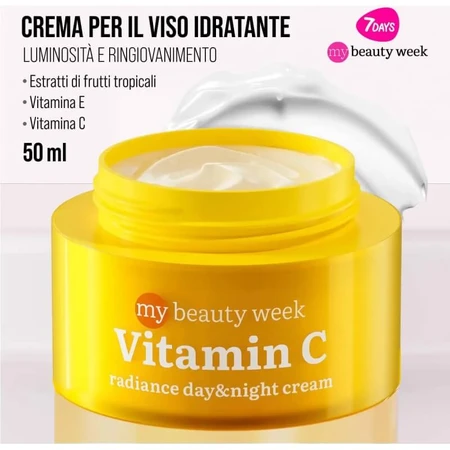 Crème hydratante 7days à la vitamine C, 50 ml