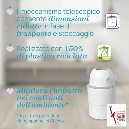 Chicco mangiapannolini telescopico