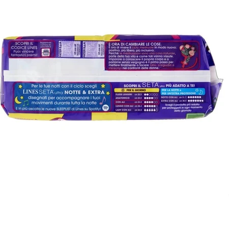 Lines Ultra Silk avec ailettes - 20 serviettes pour flux normal