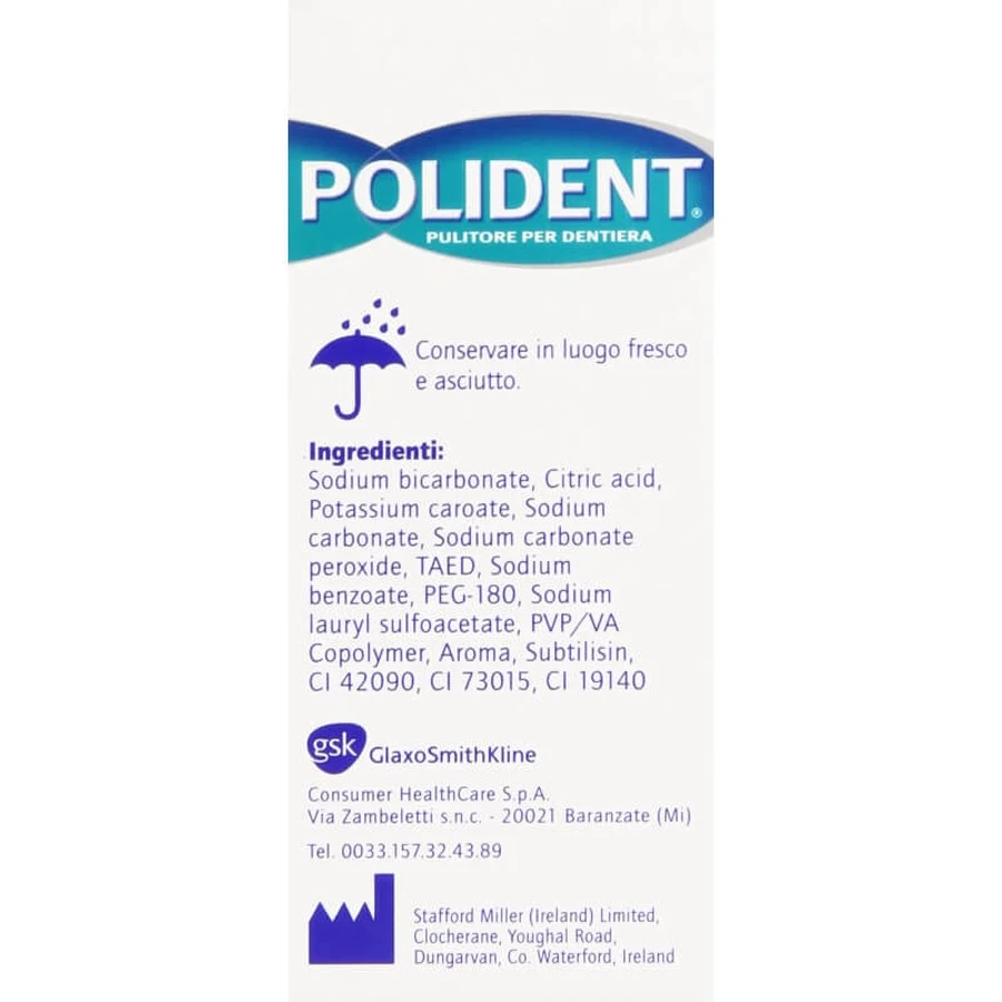 Polident 3 Minutes - Limpiador de dentaduras postizas, 36 comprimidos