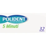Polident 3 Minutes - Limpiador de dentaduras postizas, 36 comprimidos