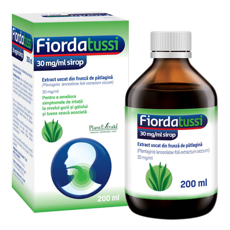 Fiordatussi jarabe, 30 mg/ml, 200 ml, Phytopharm