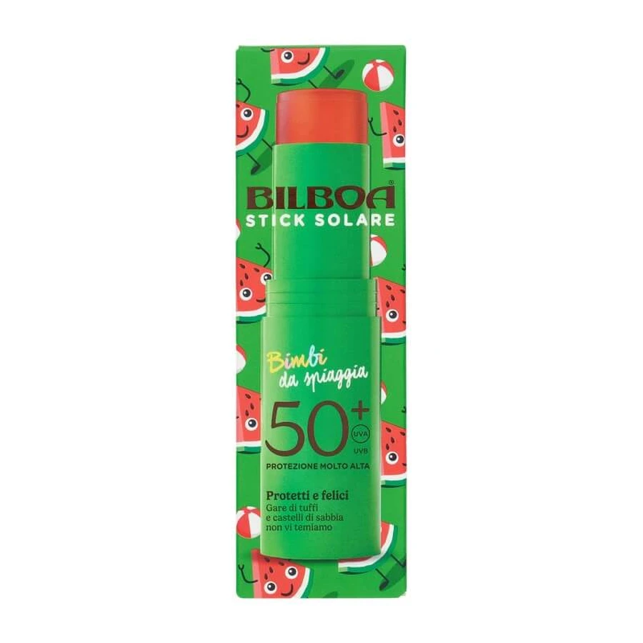 Bilboa SPF 50+ zonnebrandcrème voor het gezicht, SPF 50+ zonnebrandstick voor kinderen