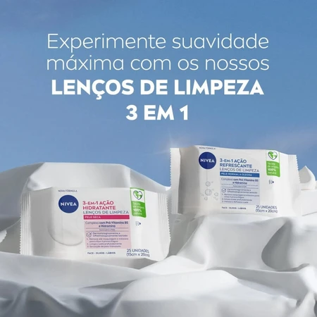 Șervețele demachiante răcoritoare Nivea – 25 de șervețele