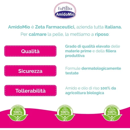 Euphidra Amidomio – emulsie fluidă cu amidon de orez, 200 ml