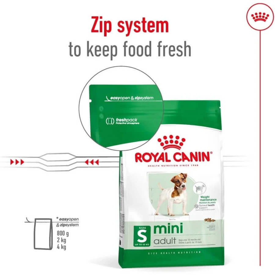 Royal Canin Mini Adult - Aliment complet pour chiens adultes de petite race, 800 g