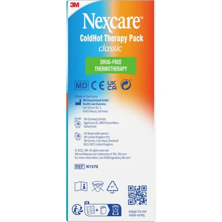 Nexcare ColdHot Classic - Terapia de frío y calor, 10 x 26,5 cm