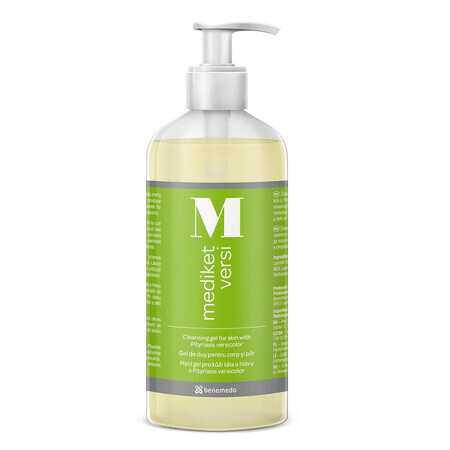 Benemedo Mediket Versi Gel de ducha para cuerpo y cabello, 500 ml