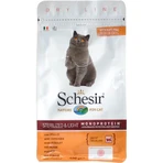 Schesir Sterilized &amp; light pui – hrană completă pentru pisici adulte sterilizate, 400 gr