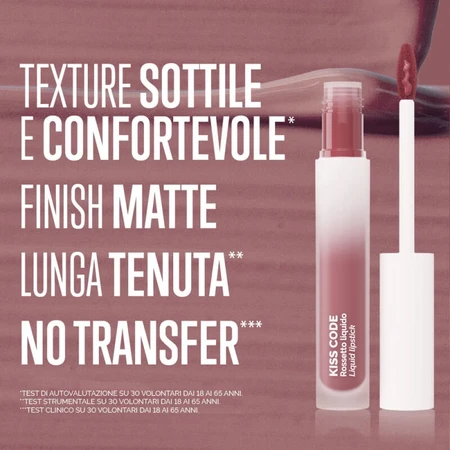 Veralab Overskin Kiss Code – Mattes Flüssiglippenstift Nr. 01 Old Rosé