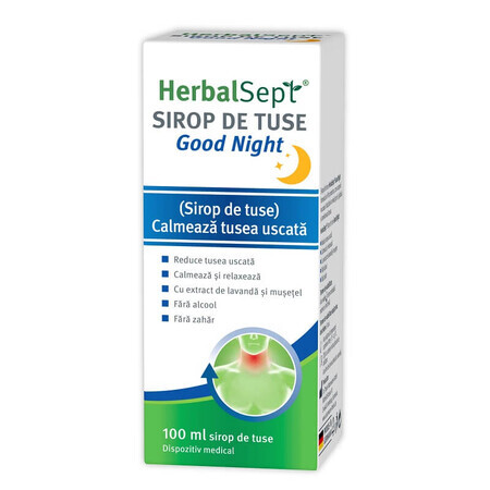 HerbalSept GOOD NIGHT siroop, 100 ml, Theiss Natuurwaren