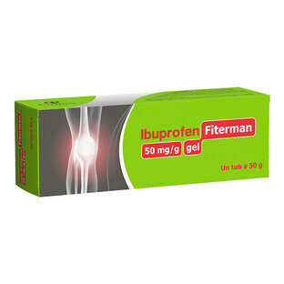 Ibuprofeno Fiterman, 50 mg/g gel, 50 g, Fiterman Pharma