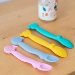Suavinex Monkey - Silicone Spoon - Yellow