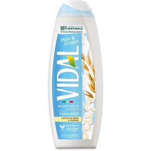 Vidal Milk &amp; Cream – nawilżający płyn do mycia ciała 500 ml