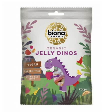 Gominolas Dinos eco, 75 g, Biona