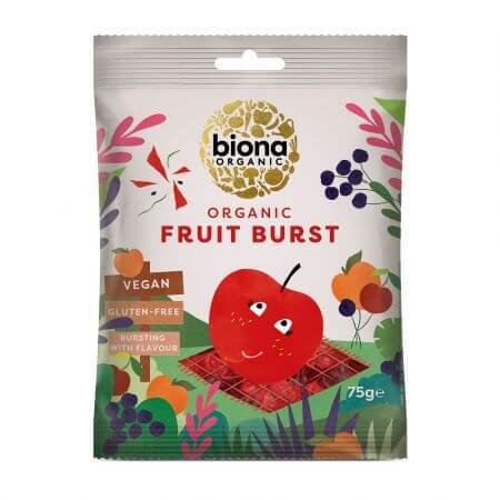 Gelatine ecologiche Fruit Burst, 75 g, Biona