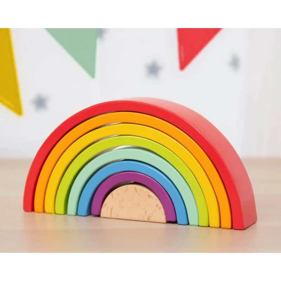 Kiokids Arcoíris de madera, a partir de 18 meses